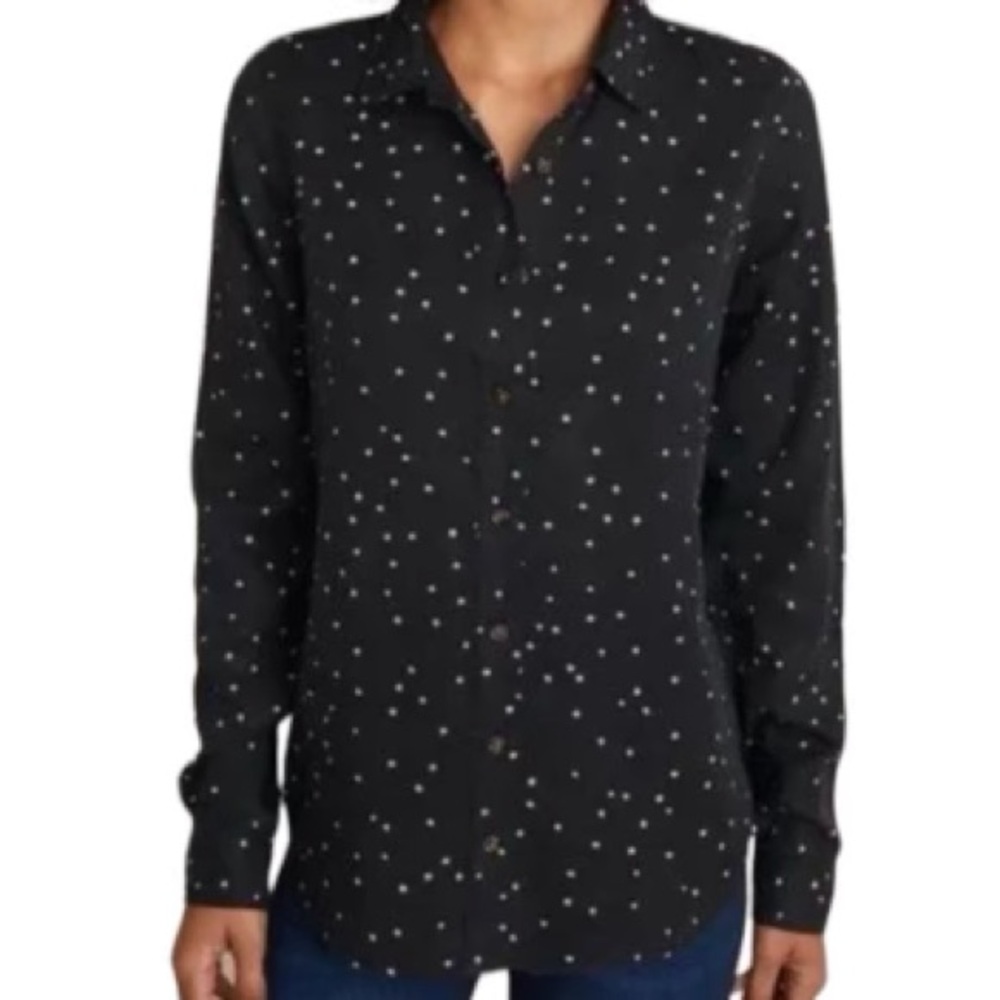 Marine Layer Sahara relaxed shirt in starry print